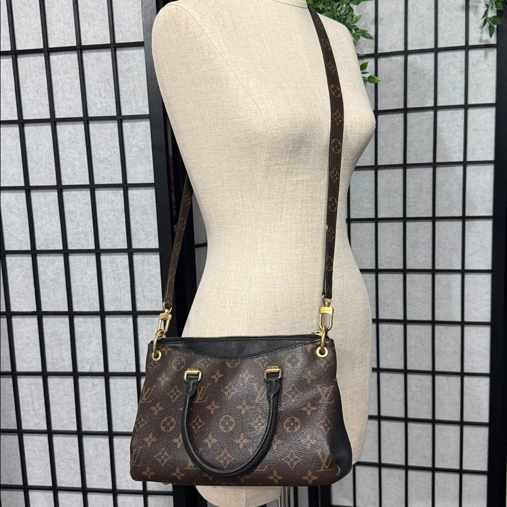 Louis Vuitton Pallas BB Bag black Monogram Brown - Picture 3 of 17